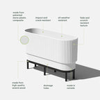 Veradek Demi Series Raised Long Planter - Image 3