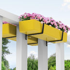 Adnee Set of 4 Double Sided Planter Box Brackets-Adjustable Window Boxes Flower - Image 7