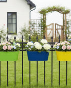 Metal Railing Planter for Outdoor Plants - Image 6