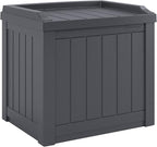 Suncast Small Deck Box Storage w/ Bench Seat by Suncast