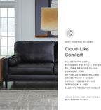 Signature Design by Ashley Bryceview Contemporary Leather Match Tufted Sofa - Image 10