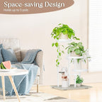 iDavosic.ly 3 Tier Plant Stand Indoor, Tiered Corner Flower Holder Shelf Outdoor - Image 7
