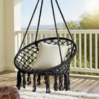 Goutime Hammock Chair, Macrame Hanging Indoor Swing Chairs - Image 8