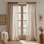 1” Diameter Curtain Rods Itself is 30 to 60 inch 2 Pack Fit 30-54 inch Window - Image 6