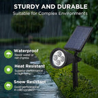 InnoGear Solar Spot Lights, Outdoor Solar Lights Solar Spotlights Flag Pole - Image 5
