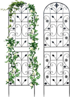 Trellis for Climbing Plants Outdoor, （2 Pack 70.8x19.6-inch）, Generic Metal by Unknown