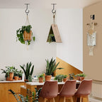 6inch Plant Hooks 50Pack Hanging Plant Bracket Metal Plant Hanger Black - Image 2