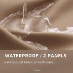 Waterproof Outdoor Curtain W52 x L63 - Image 2