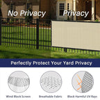 Windscreen4less Privacy Fence Screen Heavy Duty Windscreen Fencing Mesh Fabric - Image 3