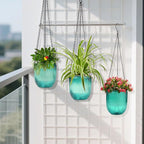 4 Pack Self Watering Hanging Planters - Image 5