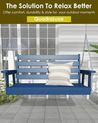 GREENVINES Porch Swing | 51’’ | HDPE Plastic | - Image 6