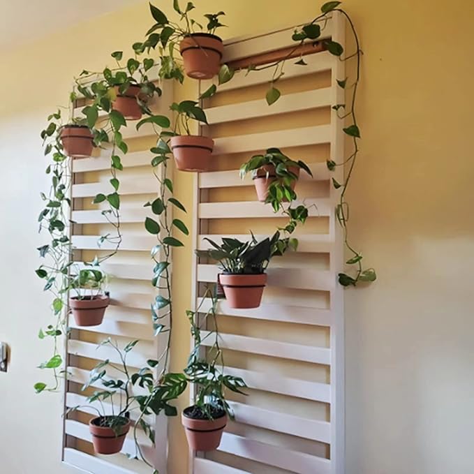 6 Pack 6 Inch Wall Flower Pot Holder Ring Plant Hanger, Metal Planter Hooks - Image 4