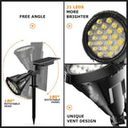 Solar Spot Lights Outdoor, 21 LEDs Solar Landscape Lights Auto On/Off - Image 7
