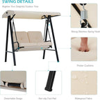 AECOJOY 2-Seat Outdoor Patio Swing Chair - Image 4