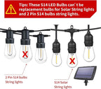 Meconard Shatterproof LED S14 Replacement Light Bulbs, E26 Medium Screw Base - Image 2