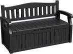Greesum 80 Gallon Deck Box Storage Bench, Patio Furniture, Waterproof and UV - Image 7