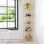 Crofy Foldable 5 Tier Corner Shelf, Metal Corner Plant Stand - Image 6
