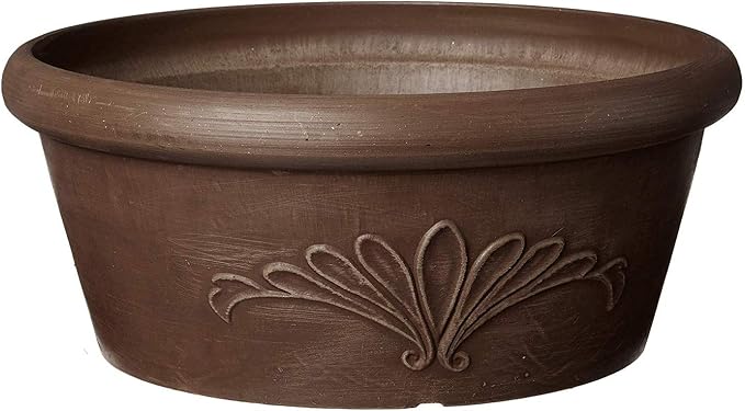 Arcadia Garden Products PSW TA25C Plastic/Stone/Wood Composite Bulb Pan – No by PSW