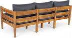Christopher Knight Home Kavets 76.25'' W Outdoor 3 Seater Sofa - Image 4