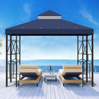 10x10 Canopy Replacement Top Double Tiered Gazebo Cover - Image 4