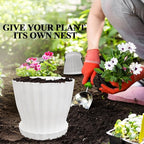 Flower Pots Outdoor Clearance 6 inch Set of 5 Succulent Planters - Image 6