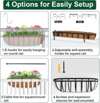 DUNCHATY Railing Planter Window Box - Image 4