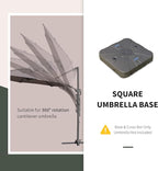 Outsunny Square Cantilever Patio Umbrella Base - Image 5