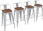 Yongchuang 24 inch Barstools Set of 4 Counter Height Bar Stools Farmhouse by YongchuangInternational