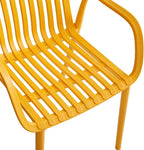 Modern Stackable Outdoor & Indoor Plastic Dining Chairs Set, Armchairs Set - Image 7