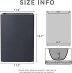 Kante 15.7" H Tall Rectangular Concrete Planters, Outdoor Indoor Lightweight - Image 2