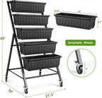 SEJOV 4FT Vertical Raised Garden Bed, 5-Tier Vertical Garden Planter - Image 8