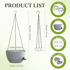 10 Inch Hanging Baskets 2 PC - Image 2