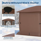 13x13FT 6-Sided Pop Up Gazebo Tent，One-Push Setup Canopy Tent - Image 2