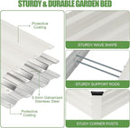 Galvanized Raised Garden Bed Outdoor | Metal Raised Garden Bed - Image 5