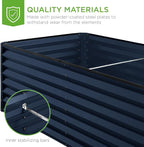 Best Choice Products 6x3x2ft Outdoor Metal Raised Garden Bed, Deep Root Box - Image 6