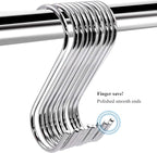 30 Pack 3.7 inch Metal S Hooks Steel S Hooks Plants Hanging Hangers - Image 7