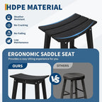 GarveeLife Weather Resistant Barstool Outside Stools - Image 5