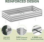 Raised Garden Bed with Self-Watering System, Galvanized Raised Beds - Image 6