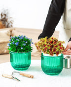Melphoe 2 Pack Self Watering Hanging Planters Indoor Flower Pots, 6.5 Inch - Image 9