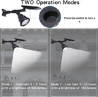 Solar Spotlights Outdoor 18 LED 300 Lumens Waterproof Adjustable Wall Light - Image 6