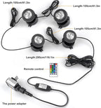 RGB Pond Lights with Timer, LED Underwater Submersible Colorful Landscape - Image 6