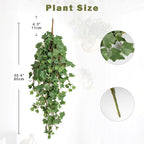 Hollyone Artificial Hanging Plants 35.4" Fake Ivy Vine Faux Ivy Leaves Fire and - Image 2