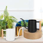 Watering Can for Indoor Plants, 35 oz/1000 ml Metal Stainless Steel Pot - Image 2