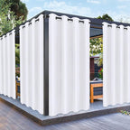 PureFit Outdoor Curtains for Patio Waterproof Weatherproof, UV Resistant by PureFit