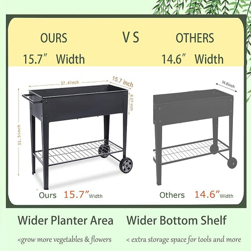 31.5" Tall Raised Garden Bed - Image 2