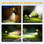 23 LED Solar Spot Lights Outdoor Waterproof, 2 Pack Solar Lights UP to 20Hrs - Image 7