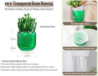 Melphoe Self Watering Pots for Indoor Plants Planter, 5.3 Inch 2 Pack Planters - Image 6