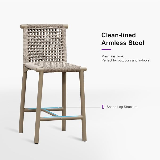 PURPLE LEAF Counter Height Stools Set of 2 - Image 9