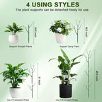 10 Pack Stackable Plant Support Stakes, Climbing Plant Support Structures - Image 3