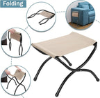 15" Foldable Foot Stool Ottoman - Image 9